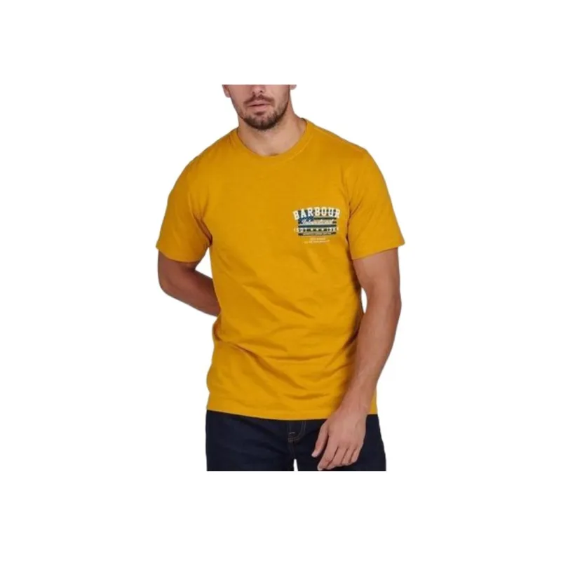 BARBOUR T-Shirts Men Yellow-2