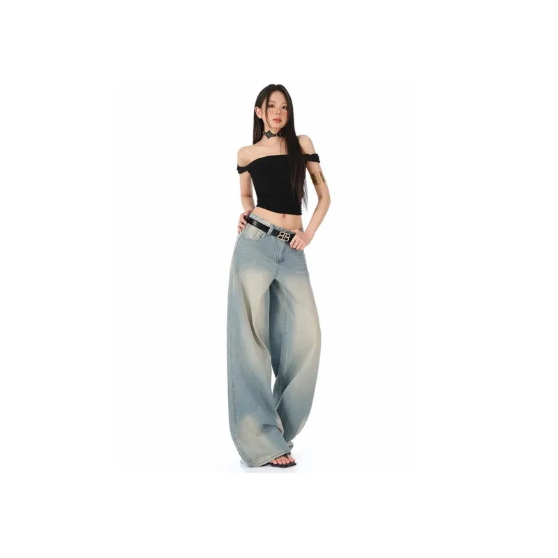 Wen Shan Jeans Women's Washed Color-7