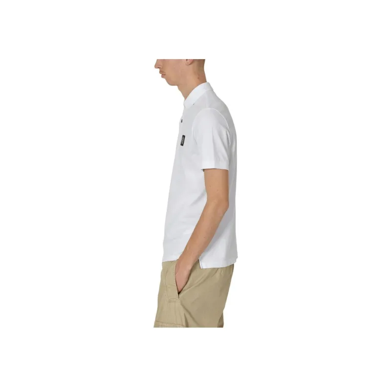STONE ISLAND Piqué Cotton Polo Shirt-4