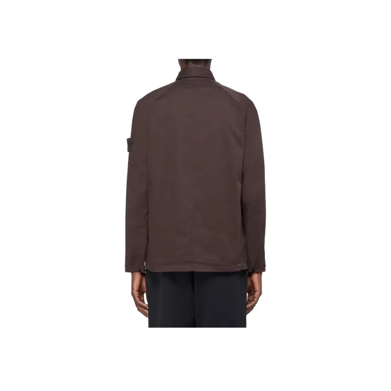 STONE ISLAND Shirts Men Brown-1