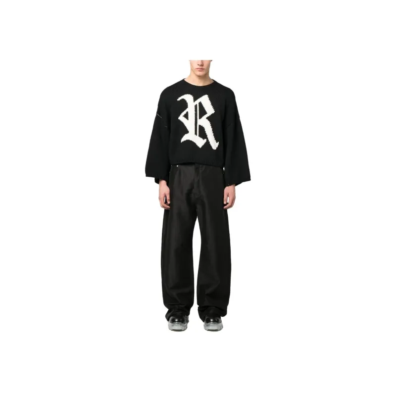 RICK OWENS Geth Wide leg Trousers-1