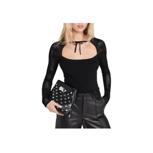 Fleur Du Mal 블랙 여성 티셔츠