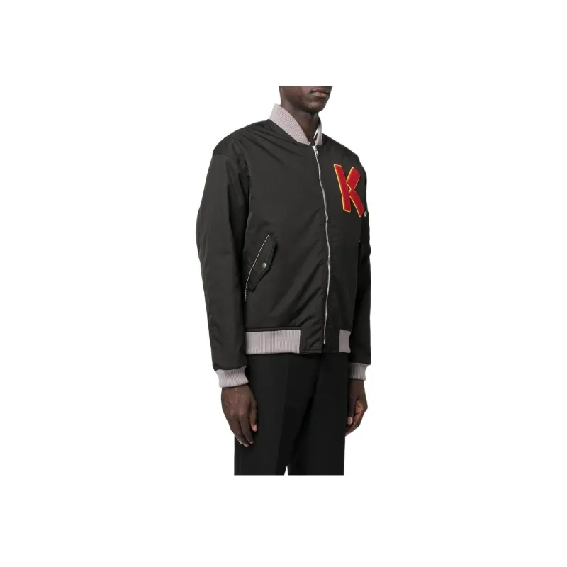 KENZO Cotton Embroidered logo Bomber Jacket-3