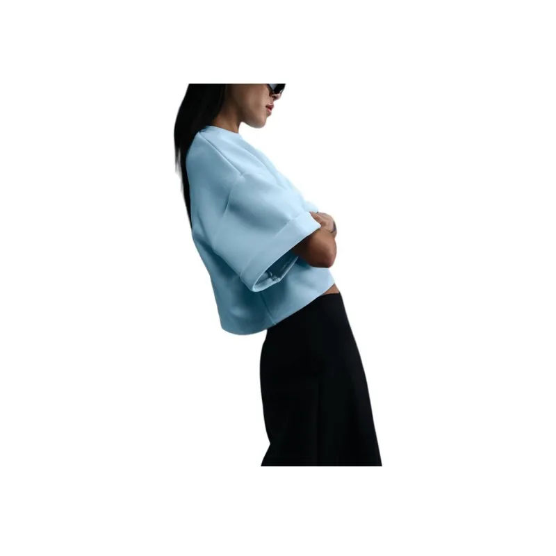 Nike Sportswear Tech Fleece T Shirt Women's Glacier Blue/Black-3