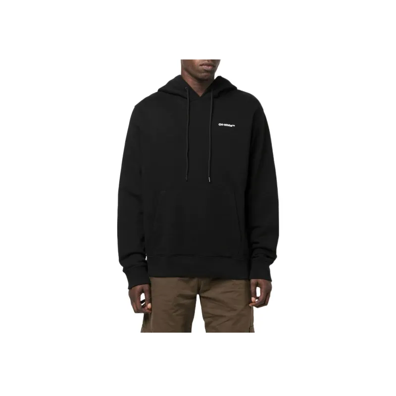 OFF WHITE Wave Outline Diag Slim Hoodie-1