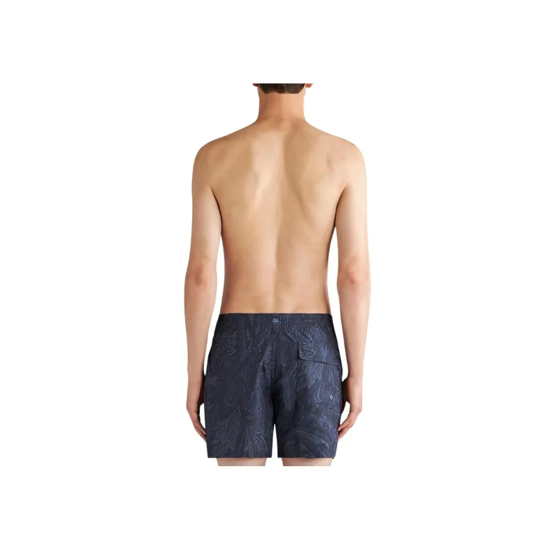 ETRO Paisley Printed Drawstring Swim Shorts-3