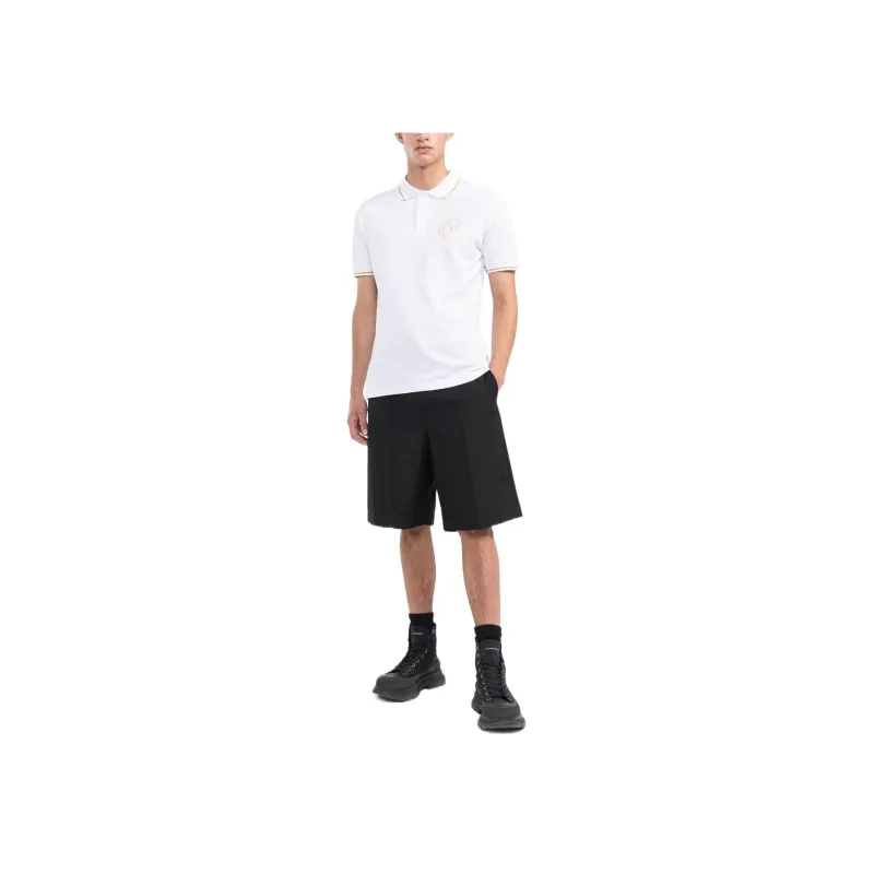 VERSACE JEANS COUTURE Polo Shirts Men White-1