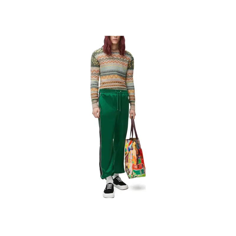 LOEWE Tracksuit Trousers 'Pop Green'-1