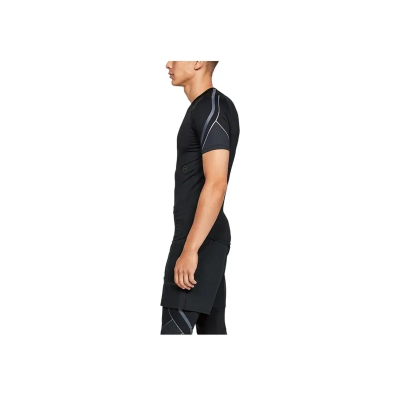 Under Armour Rush Fitness Clothing Men Black-4