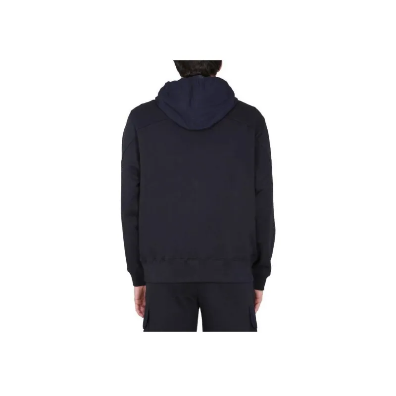 PS By Paul Smith Ps Happy Logo Embroidered Drawstring Hoodie-2