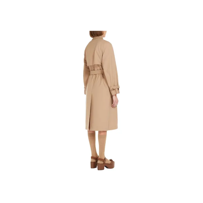 WEEKEND MaxMara Candida Double Breasted Belted Coat-2