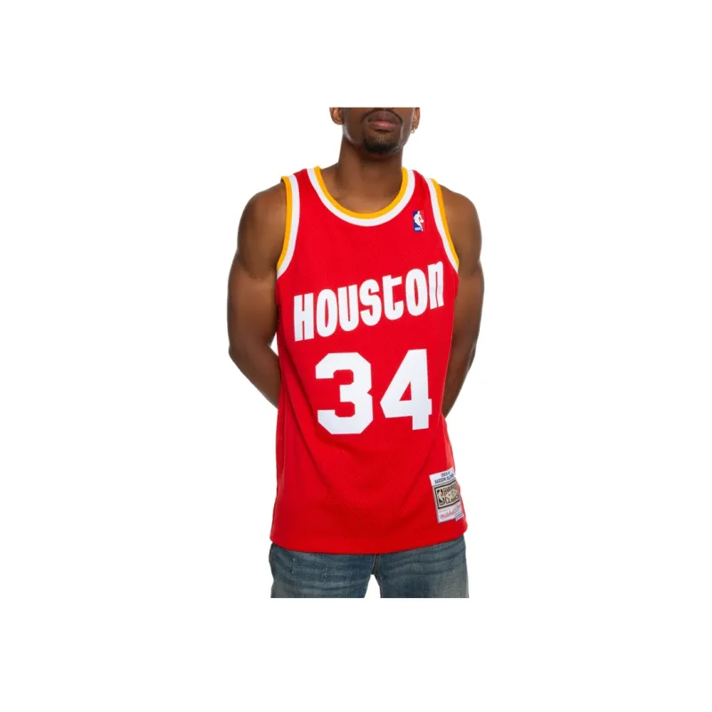 Mitchell Ness Basketball Jerseys Men Red-2