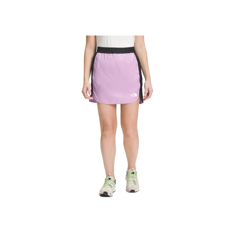 THE NORTH FACE Casual Short Skirts Women's Black Purple Double Combo-0