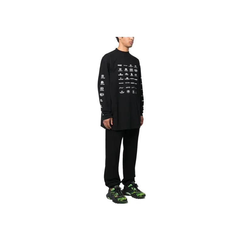 Balenciaga SS23 Sweatshirt Regular Fit Men's Black-3