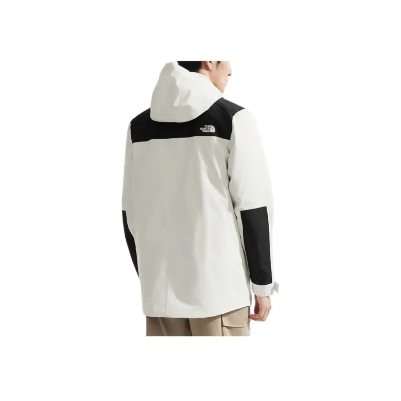 THE NORTH FACE City Outdoor Collection Water Resistant Warm Water Repellent Windbreaker Jacket Men's Dune White-1