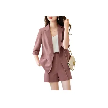 XWI Business Suits Women's Leather Pink
