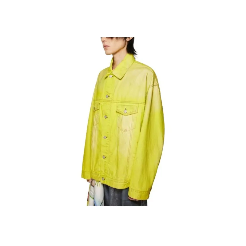 Acne Studios SS24 Jacket Unisex Neon Yellow-4