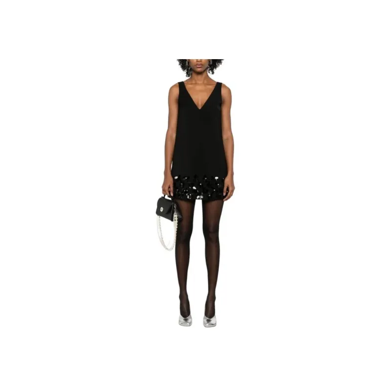 Self portrait Crepe 3D Sequined Mini Dress-3