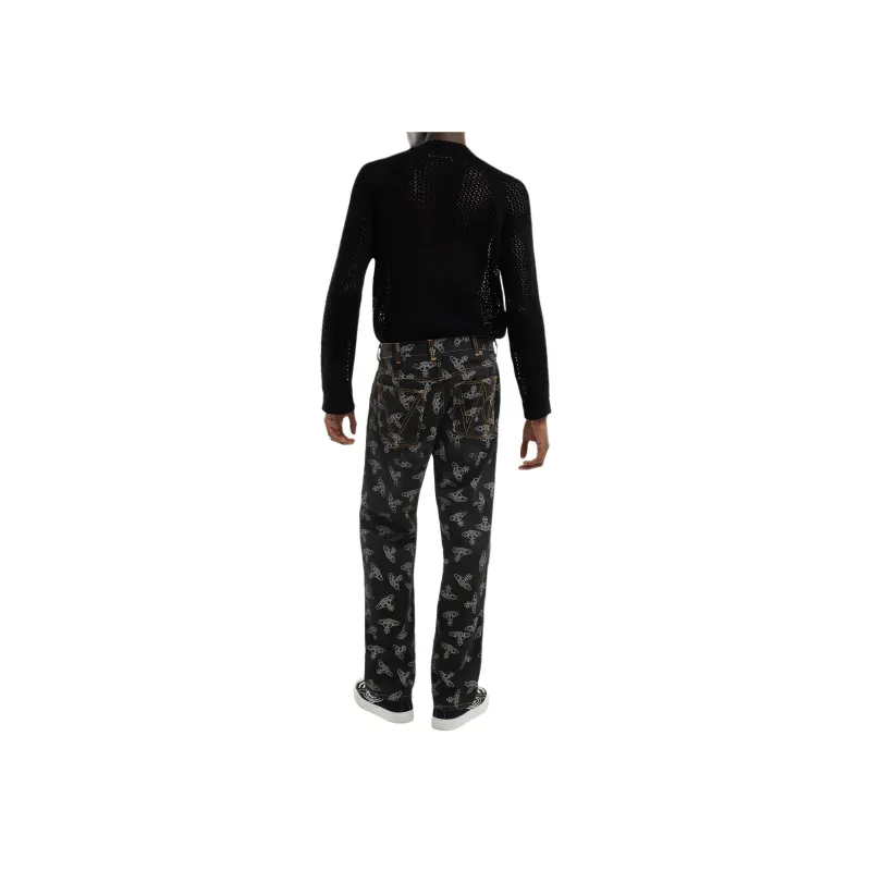 Vivienne Westwood SS24 Jeans Unisex Black-6