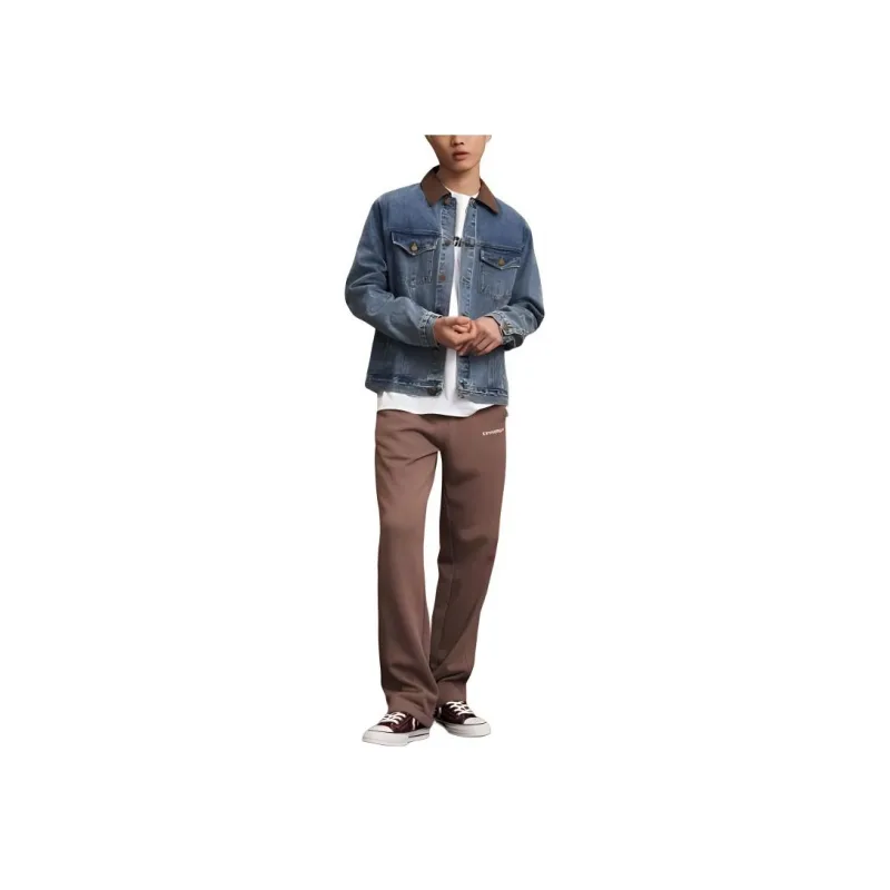 Converse Knitted Sweatpants Men's Khaki-3