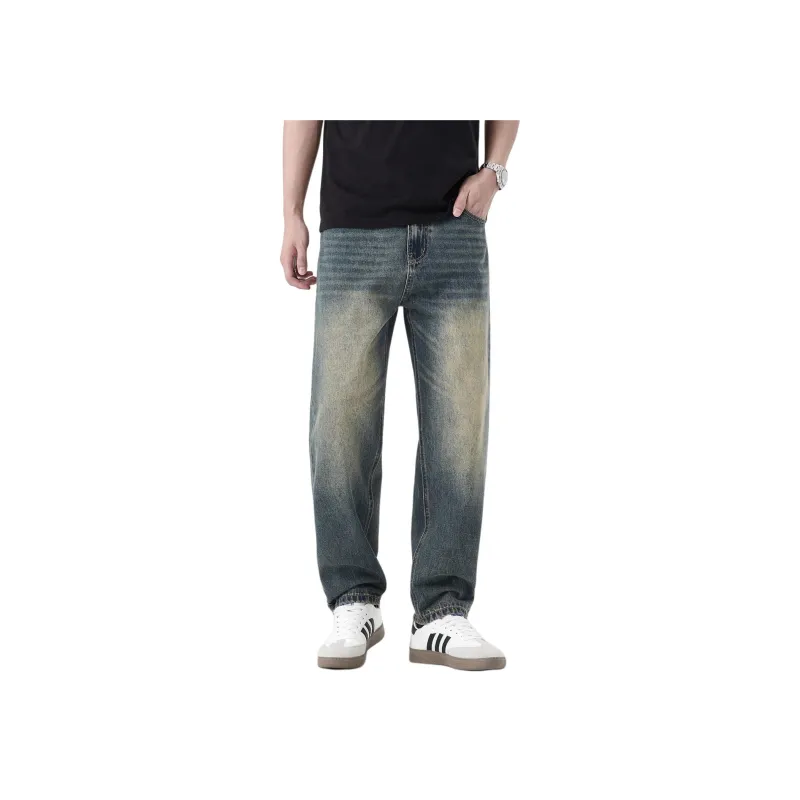 FAWENXIANGZI Jeans Men Blue-0
