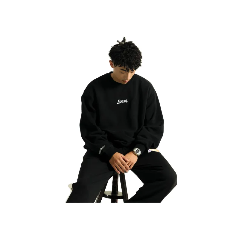 Mitchell Ness Sweatshirts Unisex Black-4