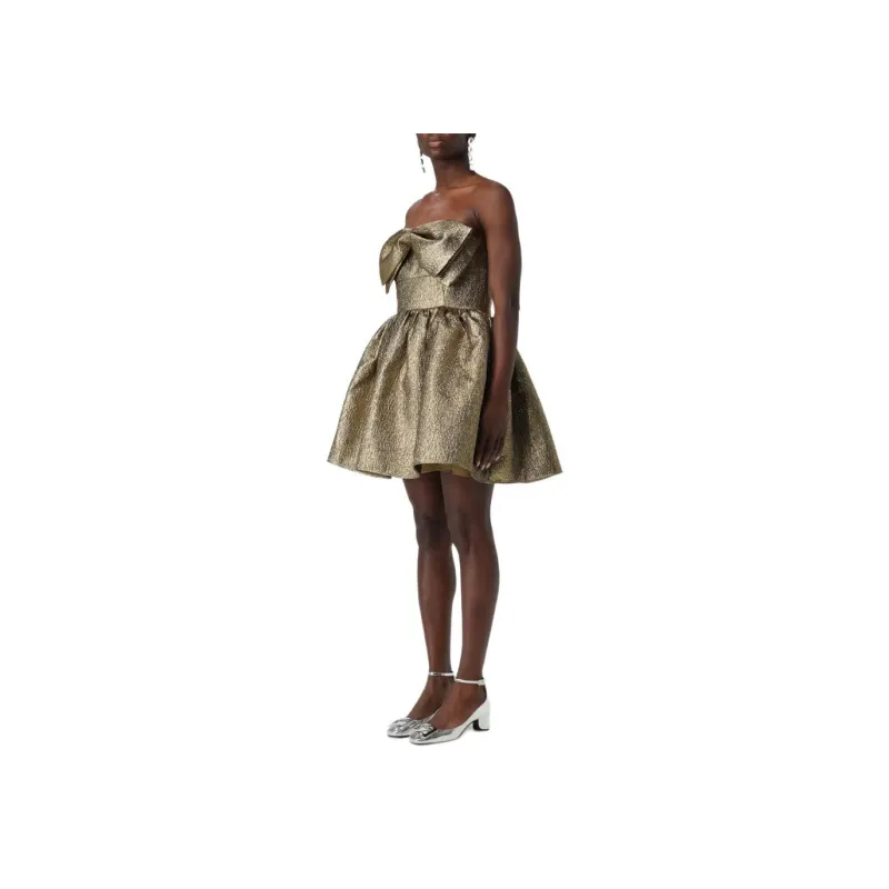 Self portrait Metallic Mini Dress-2