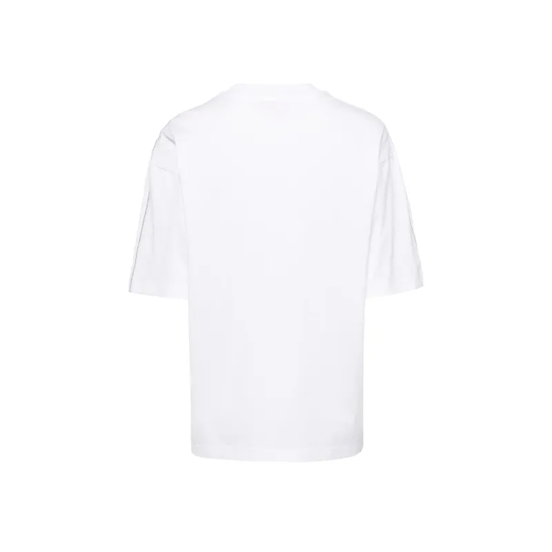 MARNI Padded logo Organic cotton T shirt-1