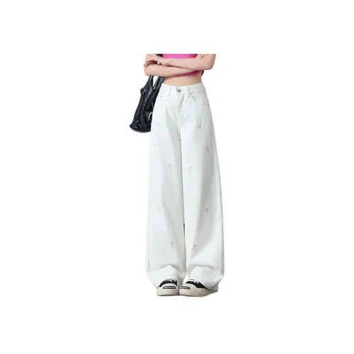 CHOCOOLATE 아이보리 여성 청바지