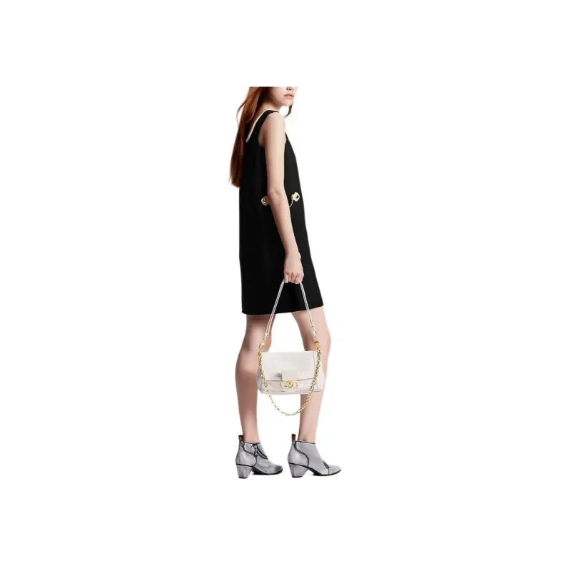 LOUIS VUITTON Sleeveless Dress Women's Black-3