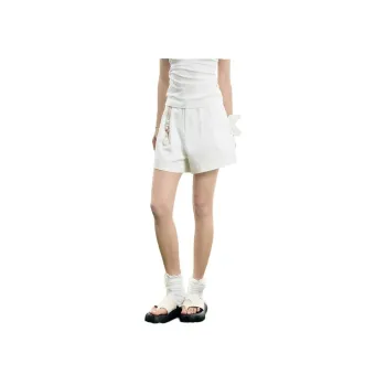 INSLIISA Denim Shorts Women's White