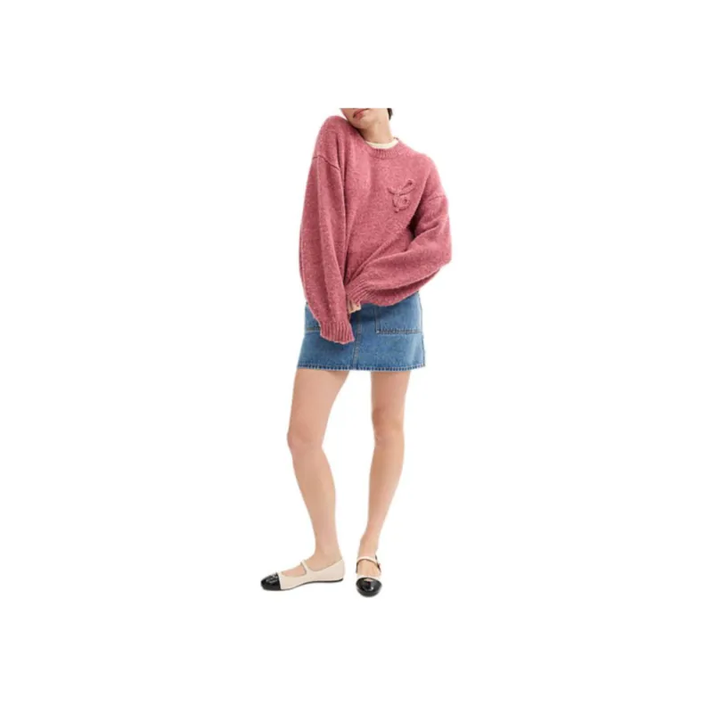 COACH FW24 Knitwear Women's Rogue Red-1