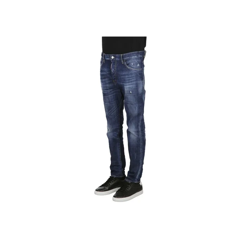DSQUARED 2 Jeans Men Navy Blue-4