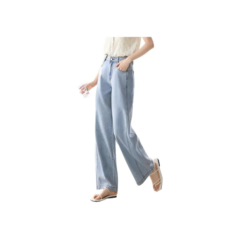 Mo Han Yi Mei Jeans Women's Air Blue-3