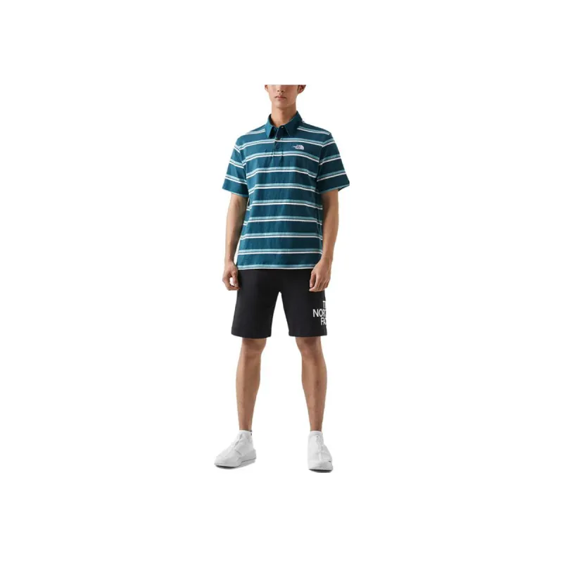THE NORTH FACE Polo Shirt Men Blue Shopping Bag Included-3