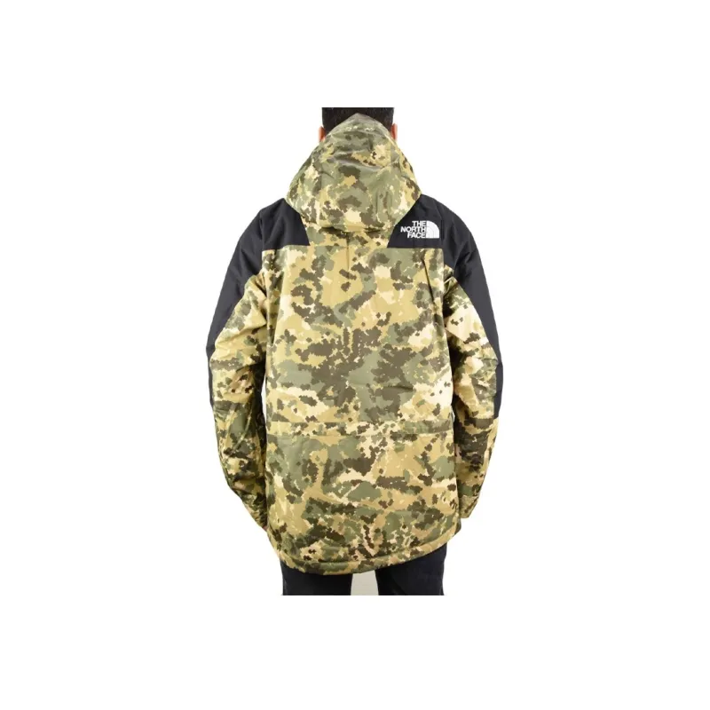 THE NORTH FACE Mountain Waterproof And Windproof Windbreaker Jacket Men's Olive Green Camouflage-3