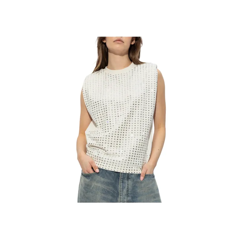 Golden Goose Embellished Sleeveless Top-1