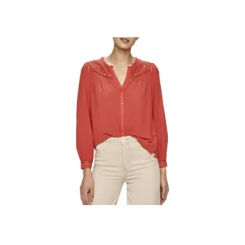 Pepe Jeans Shirt Women's Orange Red