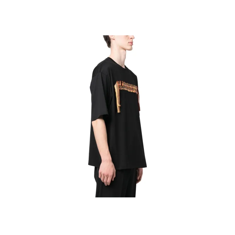 Lanvin Curb Embroidered T Shirt-1
