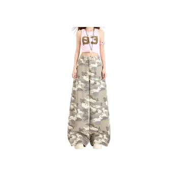 Kazakhstan Jeans Women's Camouflage Apricot