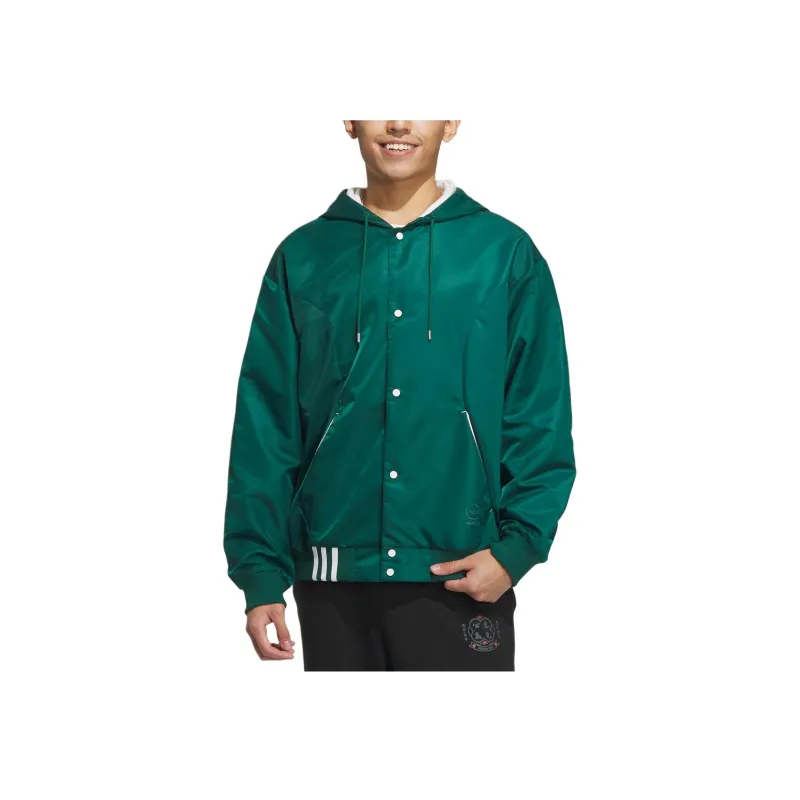 Adidas Neo Velvet feel Coat Unisex Forest Green-1