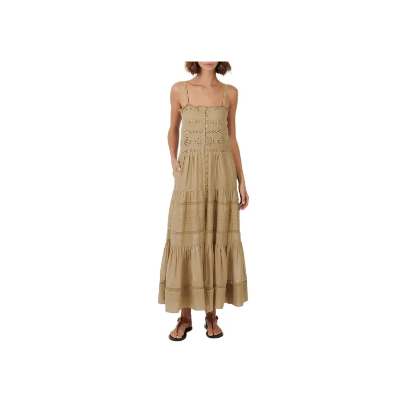 ISABEL MARANT ETOILE Divine Gathered Sleeveless Dress-2