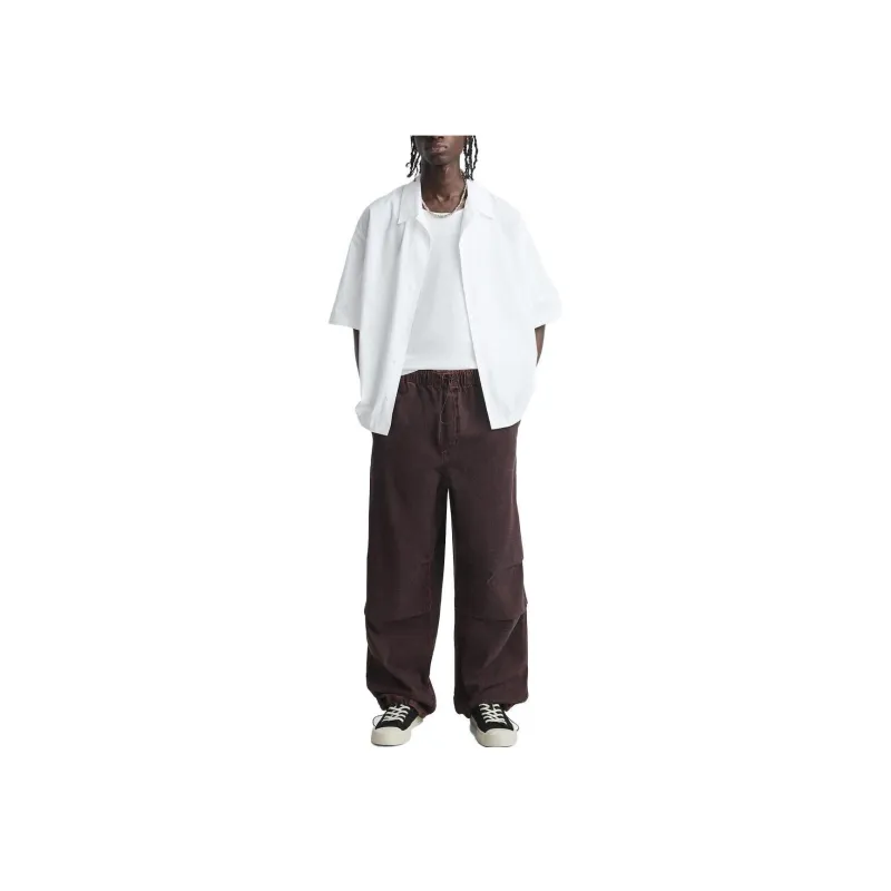 ZARA Cargo Pants Men's Red Black-2