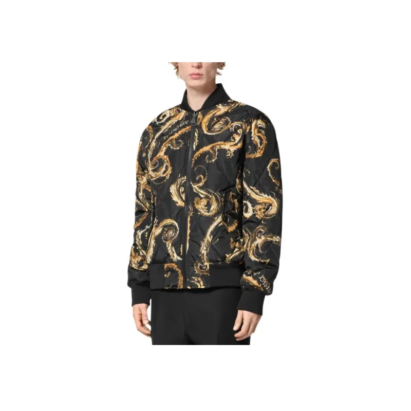 VERSACE JEANS COUTURE Reversible Padded Bomber Jacket-3