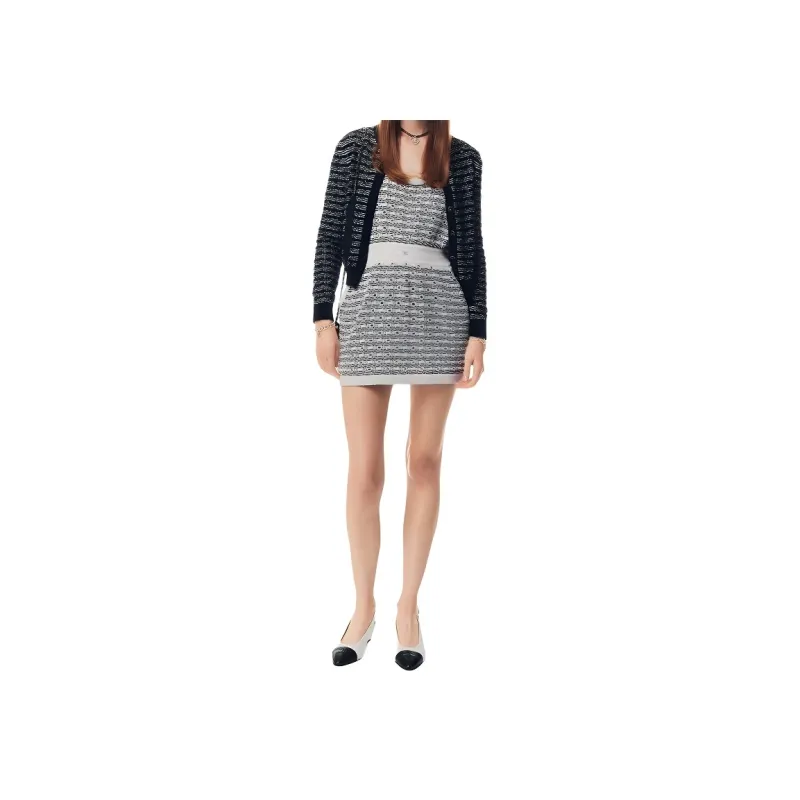 CHANEL 25P Spring Summer Preview Collection Knitwear Women's Black-1