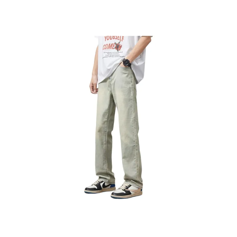 RAMPAGE Jeans Unisex Washed Yellow Mud-10