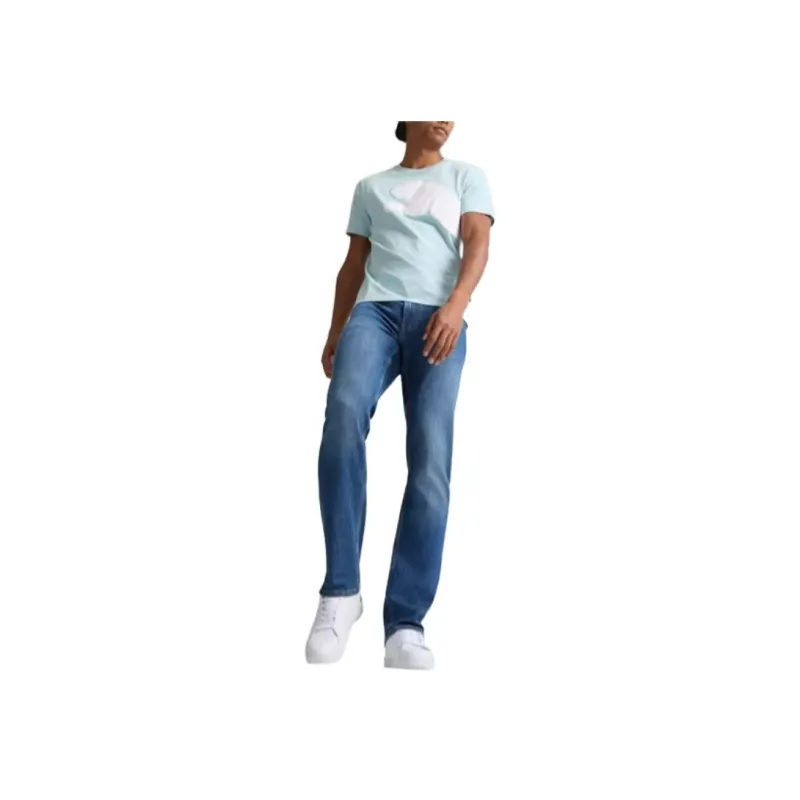 PUMA T Shirts Men Turquoise-2