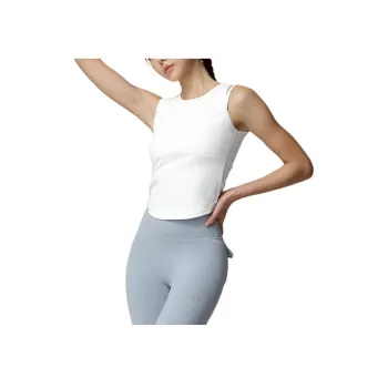 XEXYMIX Sport Vests Women's Ivory White