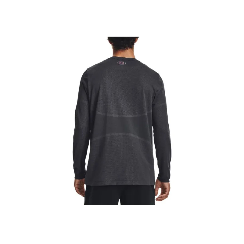 Under Armour RUSH T Shirt Men's Peach Gray-4
