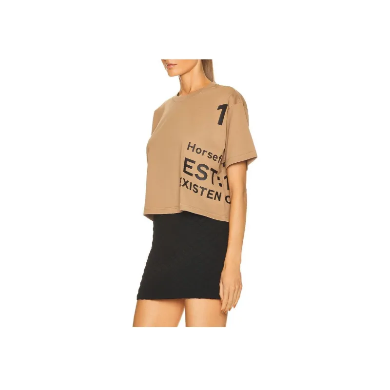 Burberry FW22 Crop Top Women's Beige-3